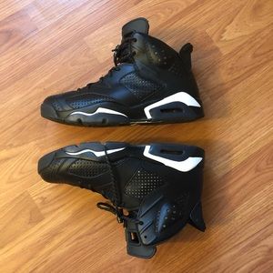 Air Jordan Retro 6 VI "Black Cat” Sz 9.5